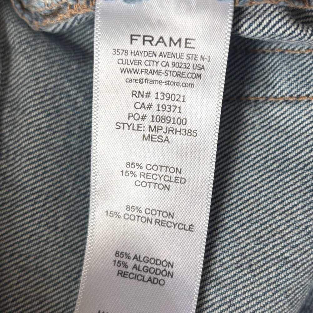 Frame high rise jeans size 23 like new - Picture 4 of 4